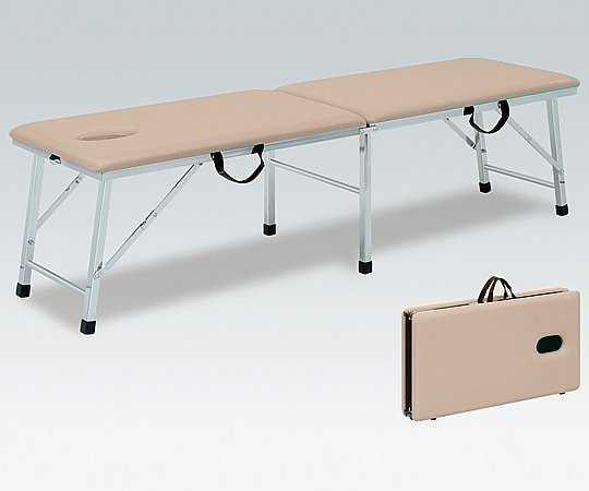 折りたたみ診察台[有孔・ムーブタイプ] アイボリー TB-1008U 50