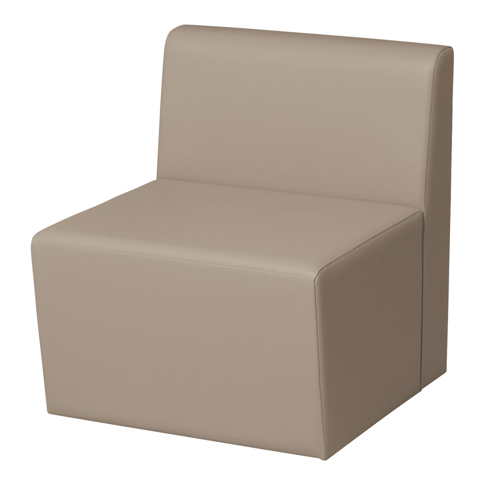 システムソファ 背付き ストレート 600mm ベージュ RO-S600(BJ)