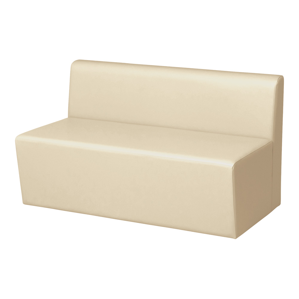 システムソファ 背付き ストレート 1200mm アイボリー RO-S1200(IV)