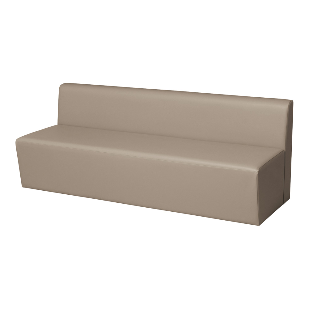 システムソファ 背付き ストレート 1800mm ベージュ RO-S1800(BJ)