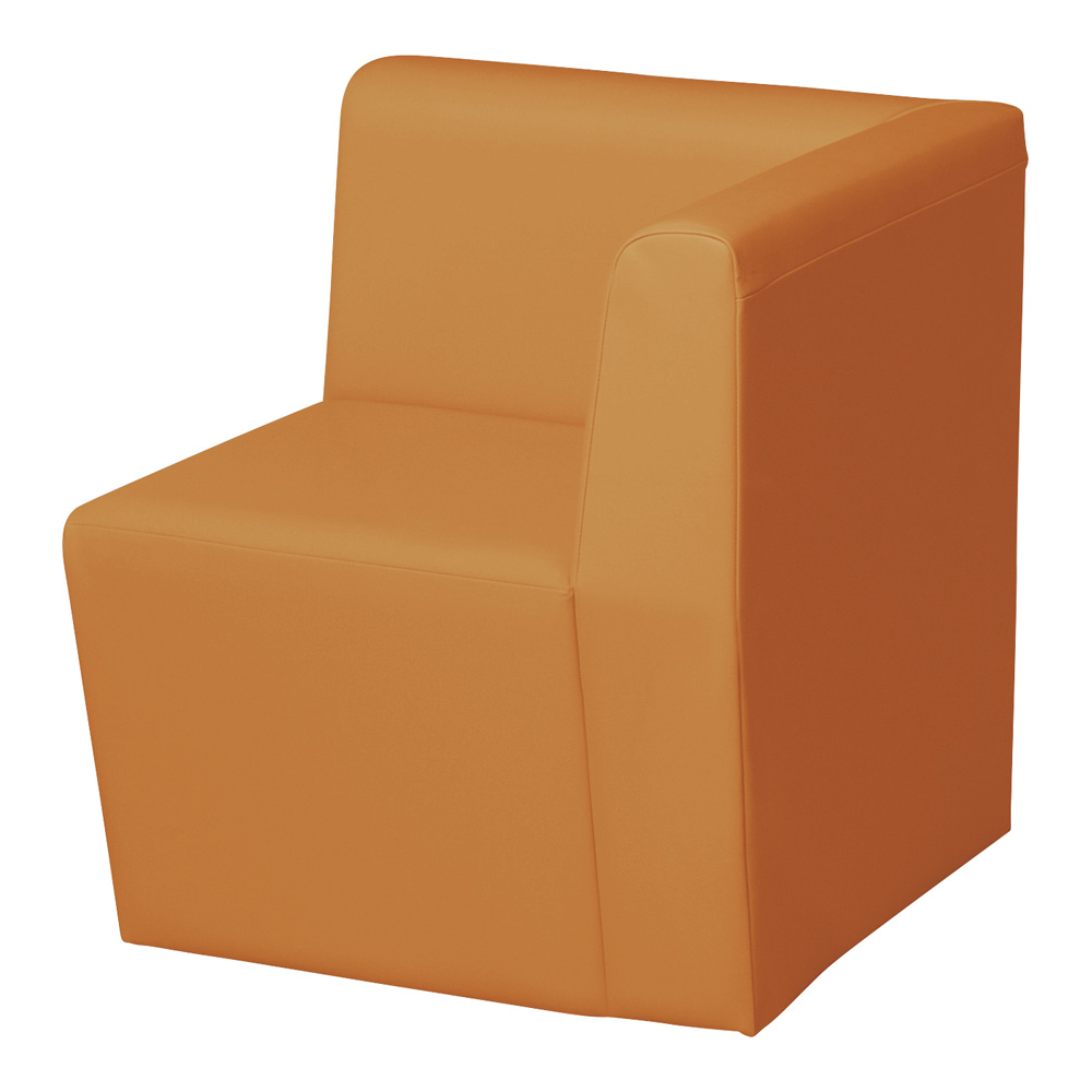 システムソファ 背付き コーナー左 オレンジ RO-SL90(OR)