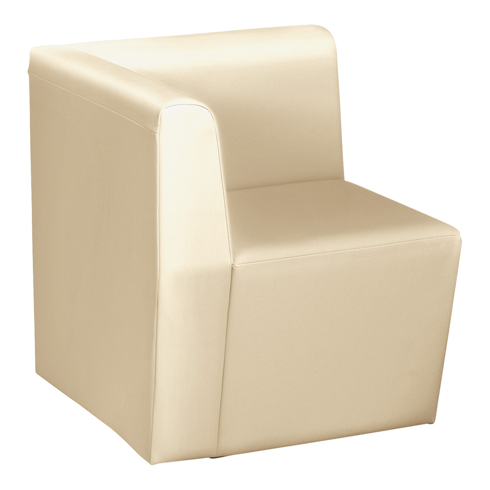 システムソファ 背付き コーナー右 アイボリー RO-SR90(IV)