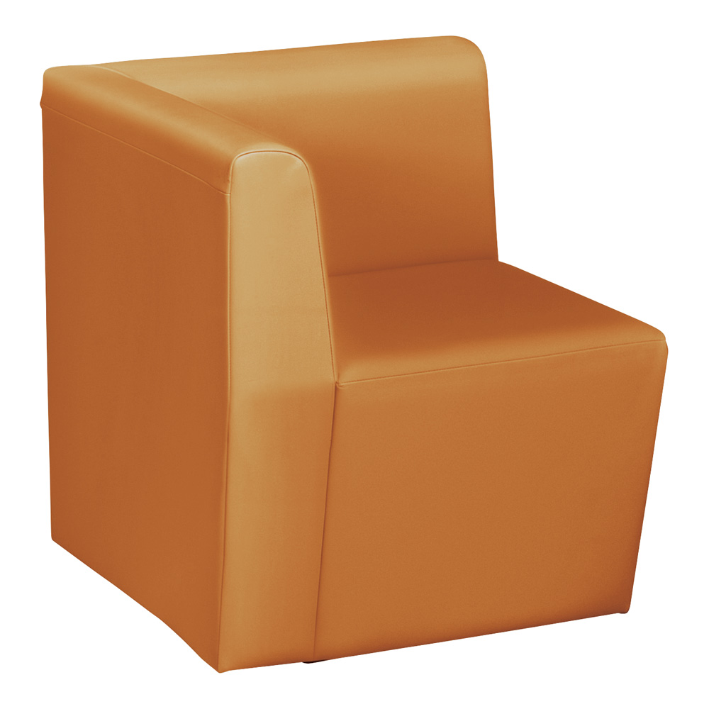 システムソファ 背付き コーナー右 オレンジ RO-SR90(OR)