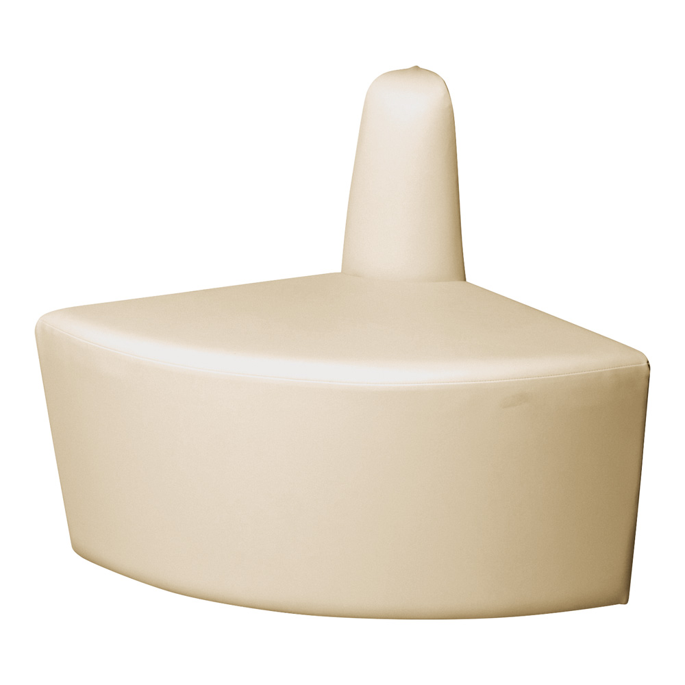 システムソファ 背付き アールコーナー外 アイボリー RO-SOR90(IV)