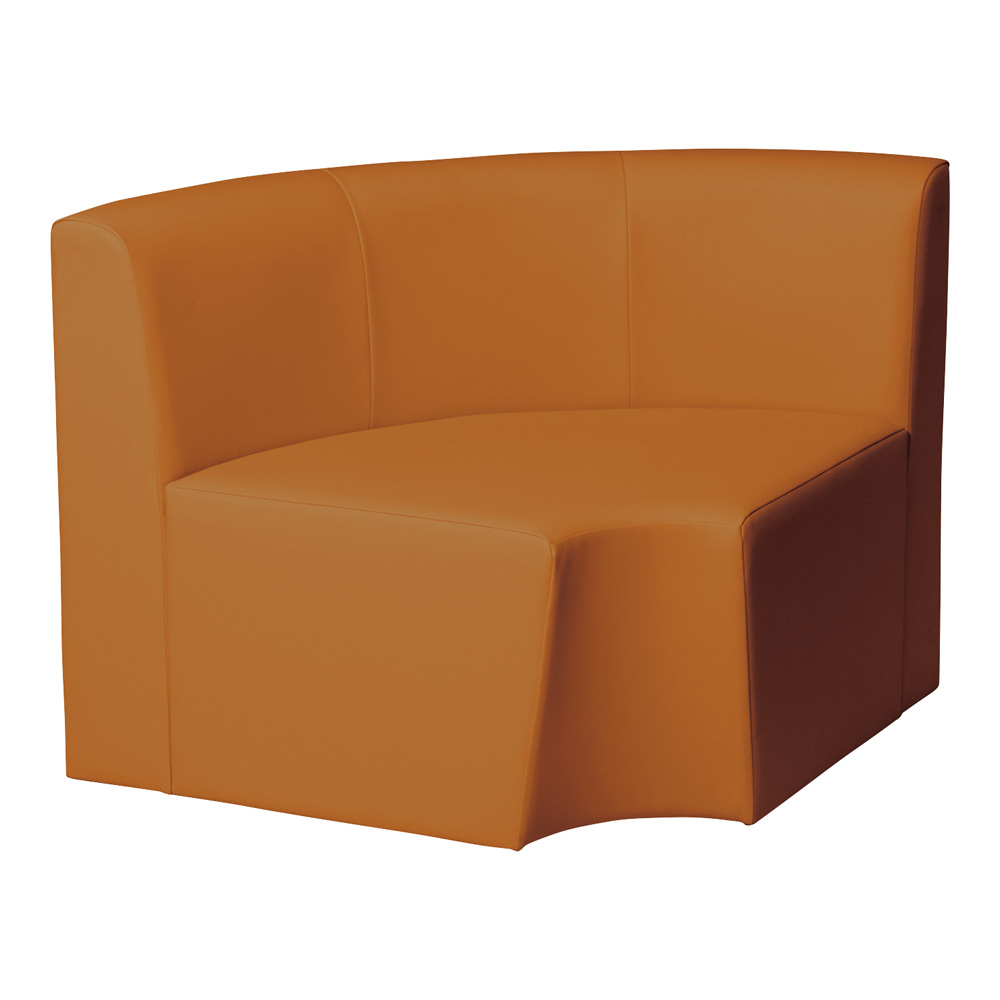 システムソファ 背付き アールコーナー内 オレンジ RO-SIR90(OR)