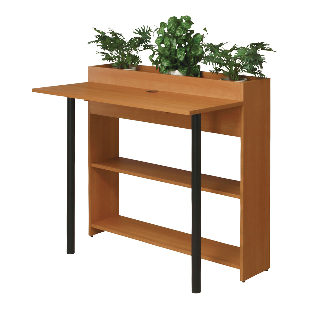 プランターテーブル ソシア 片面ハイテーブル 1200×710×1100mm ブラウン ASO-PT1271KH(BR)