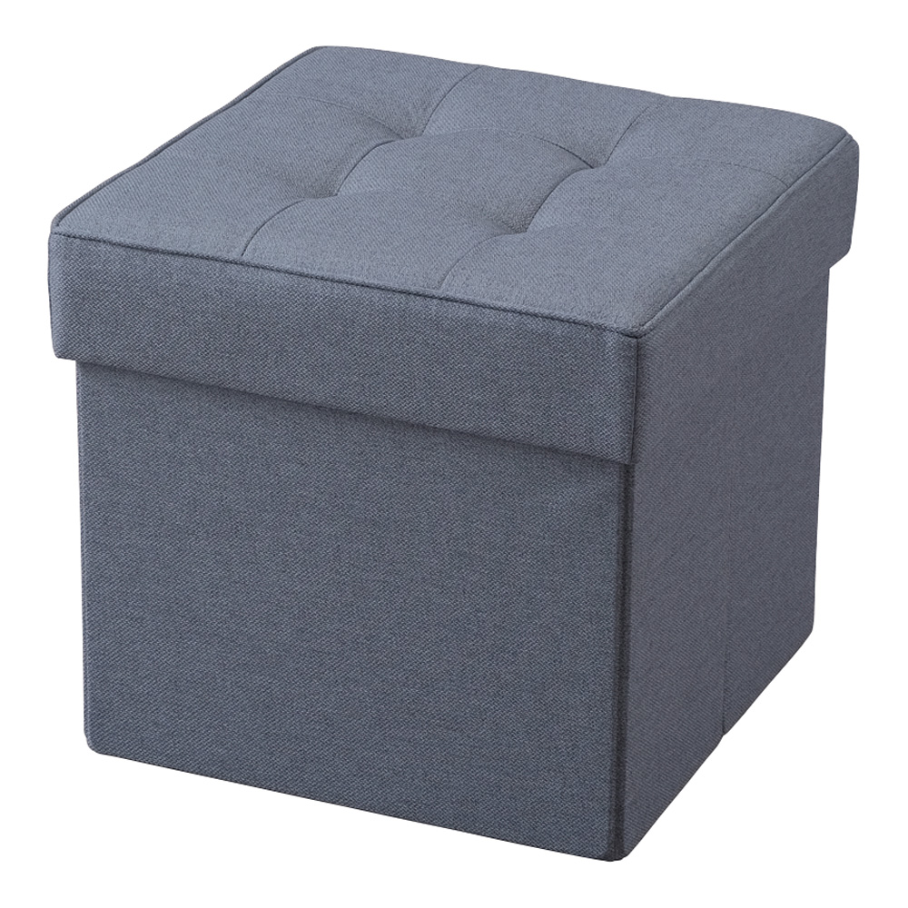 折りたたみ収納スツール　SSTR-38ブルー