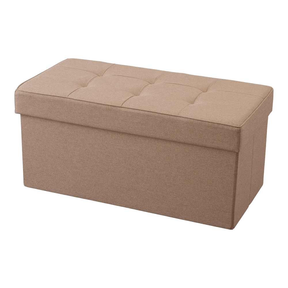 折りたたみ収納スツール　SSTR-76ブラウン