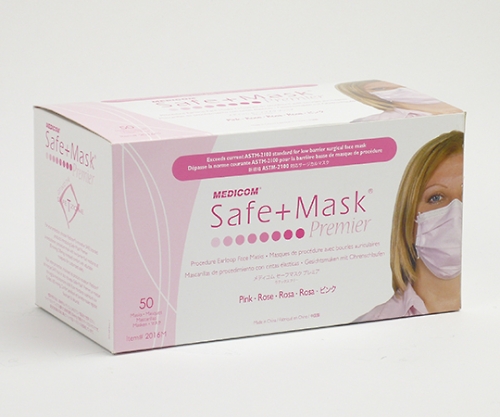 セーフマスクプレミア ピンク 1箱（50枚入） PMR002016M