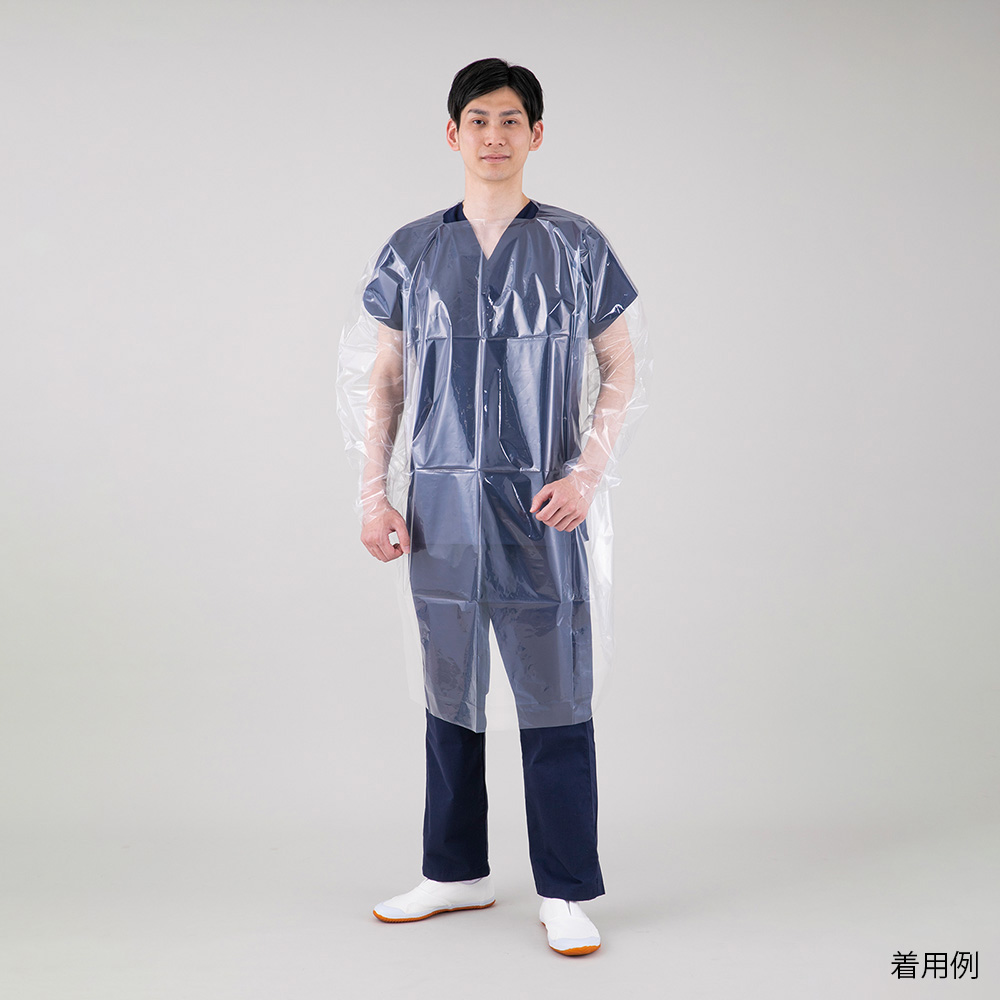 easy脱着ガウン スリム Lサイズ 個包装100枚入