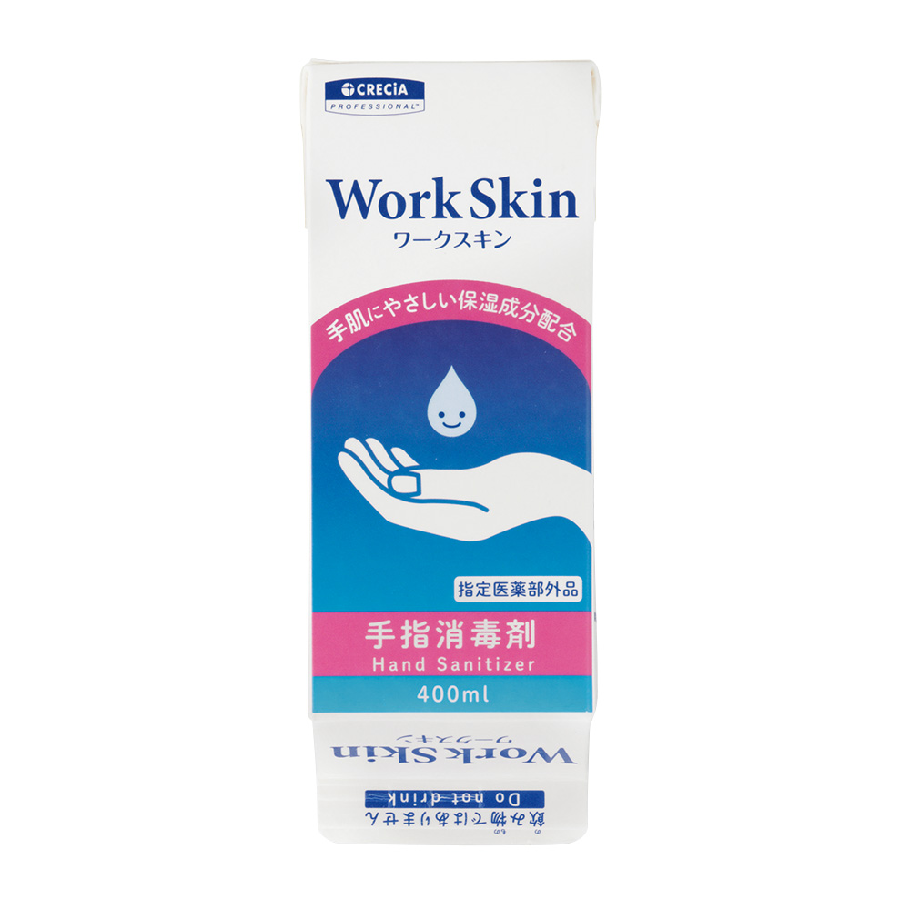 ワークスキン 手指消毒剤 400mL 12個入 05416