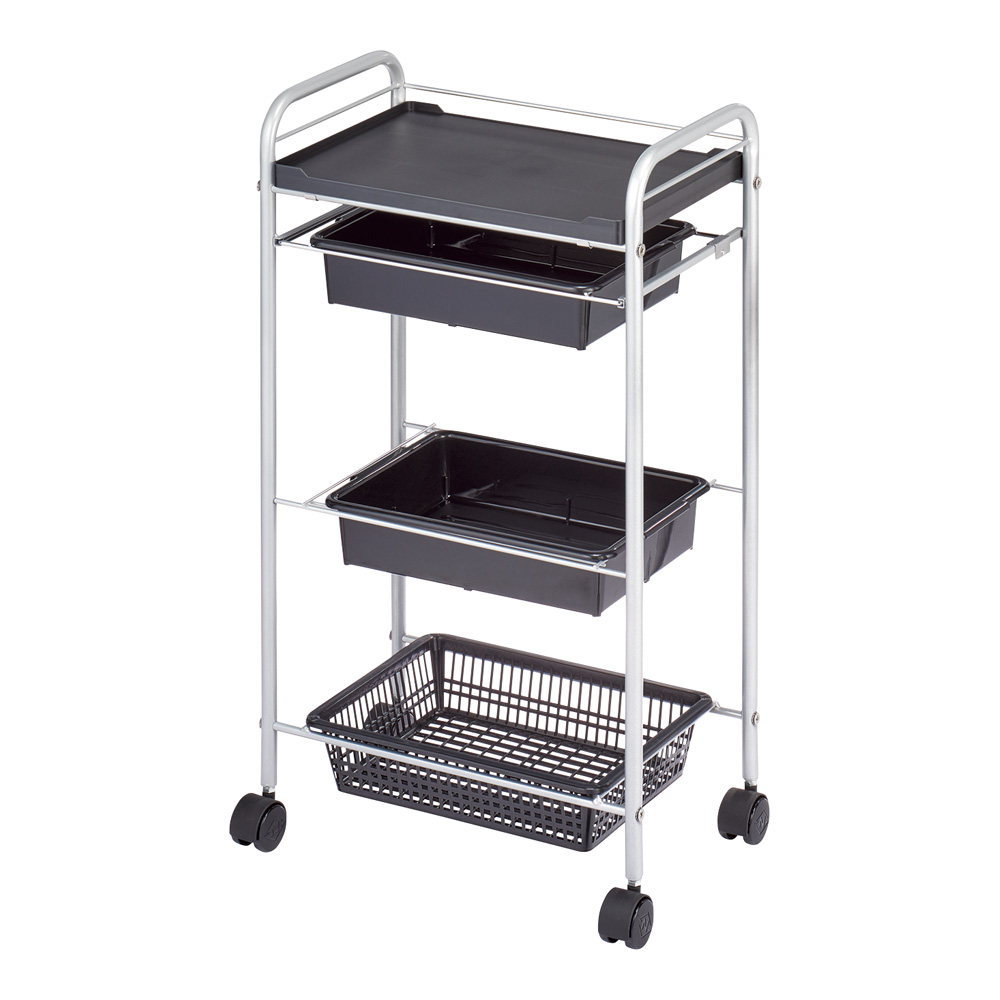 スタンダードワゴン（C-212） 485×300×865mm ブラック