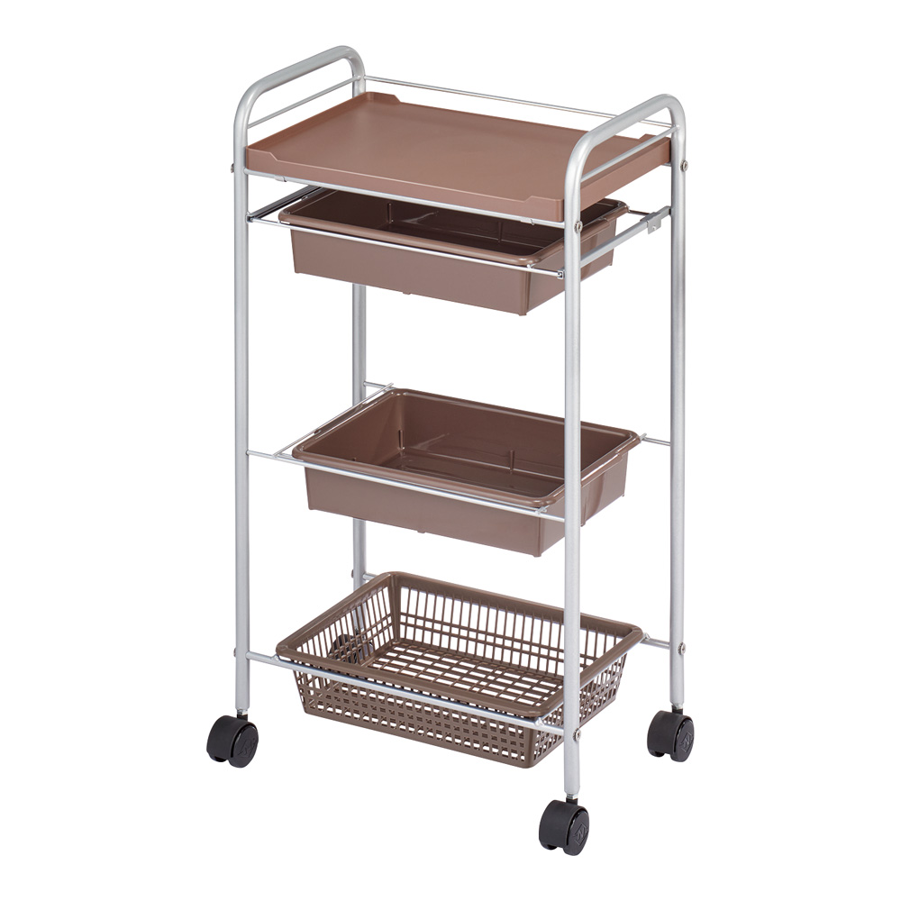 スタンダードワゴン（C-212） 485×300×865mm ブラウン